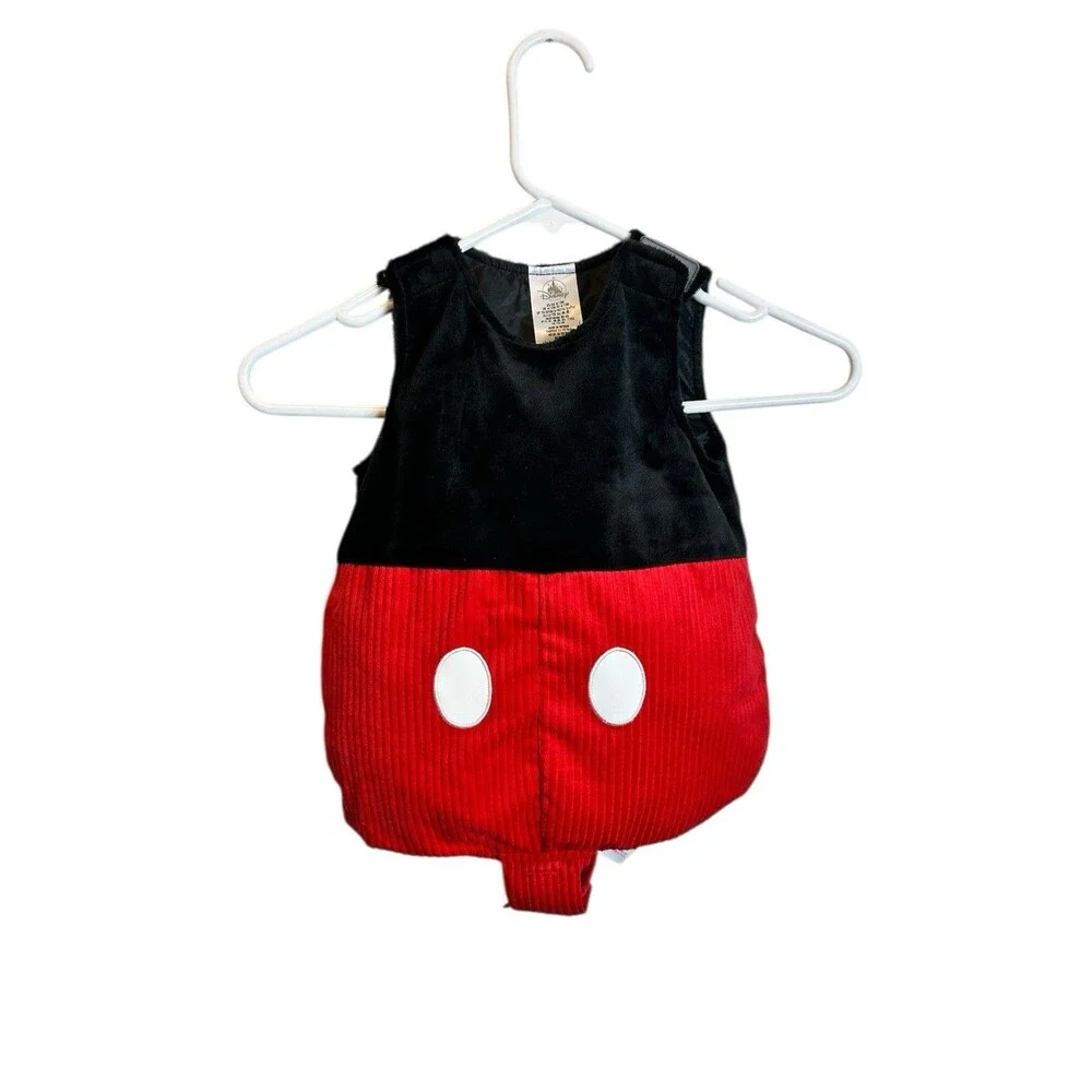 Disney Store Plush Mickey Mouse Halloween Costume Size 6-12 Months